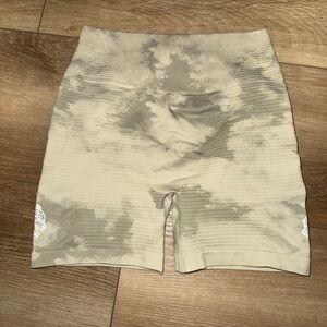 Darc Sport Tan Tie-Dye Bike Shorts